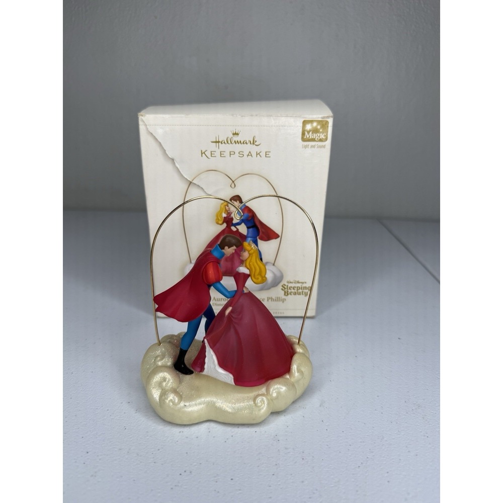 Hallmark Keepsake Princess Aurora & Prince Phillip Sleeping Beauty Ornament 2006